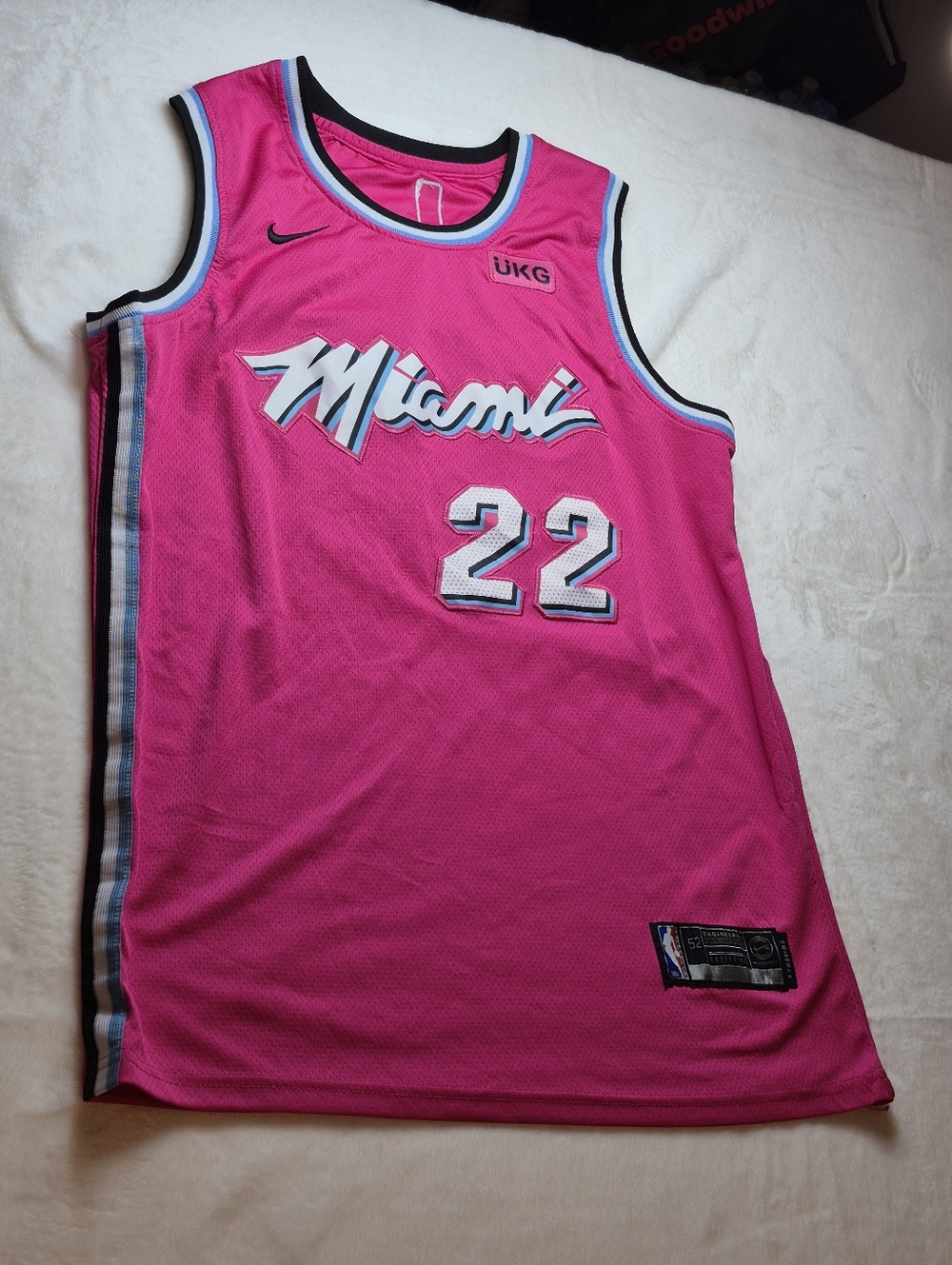 Nike Jimmy Butler Miami Heat "Vice City" Edition jersey in pink Swingman